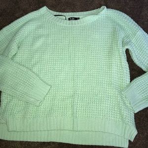 Mint green sweater